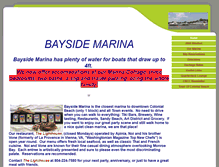 Tablet Screenshot of baysidemarina.org