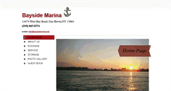 Desktop Screenshot of baysidemarina.net