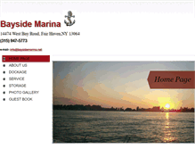 Tablet Screenshot of baysidemarina.net